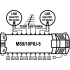 Multipřepínač pro 2 družice EMP-Centauri MS9/10PIU-5