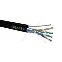 LAN kabel SOLARIX CAT5E FTP PE Box-305m, samonosný