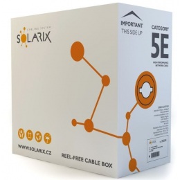 LAN kabel SOLARIX CAT5E FTP PE, Box-305m