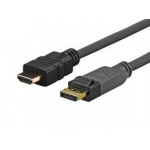 VIVOLINK ProAV DP - HDMI kabel, 4k/UHD, 1m