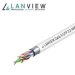 LAN kabel Lanview CAT6 F/UTP LSZH, 500m cívka