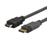 VIVOLINK ProAV DP - HDMI kabel, 4k/UHD, 3m