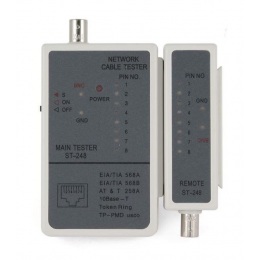 GEMBIRD tester kabelů RJ45 a RG58