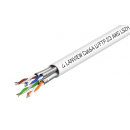 LAN kabel Lanview Cat6a U/FTP, LSZH, prodej na metry